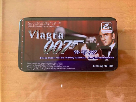 007 Male Enhancement Sex Pills for Men 1 Box 10 Pills