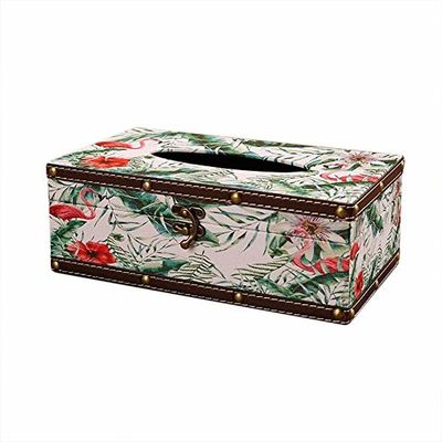 Chiny Kwadratowe pudełko na tkanki w stylu retro Luksusowe pudełko Europa Retangle Serwetnik na papier fabryka