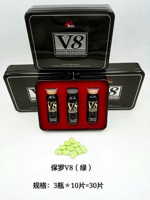 Chiny PAUL V8 Naturalne pigułki płci męskiej Cure Ed Problem 3 butelki * 10 sztuk dla wzmocnienia seksualnego fabryka